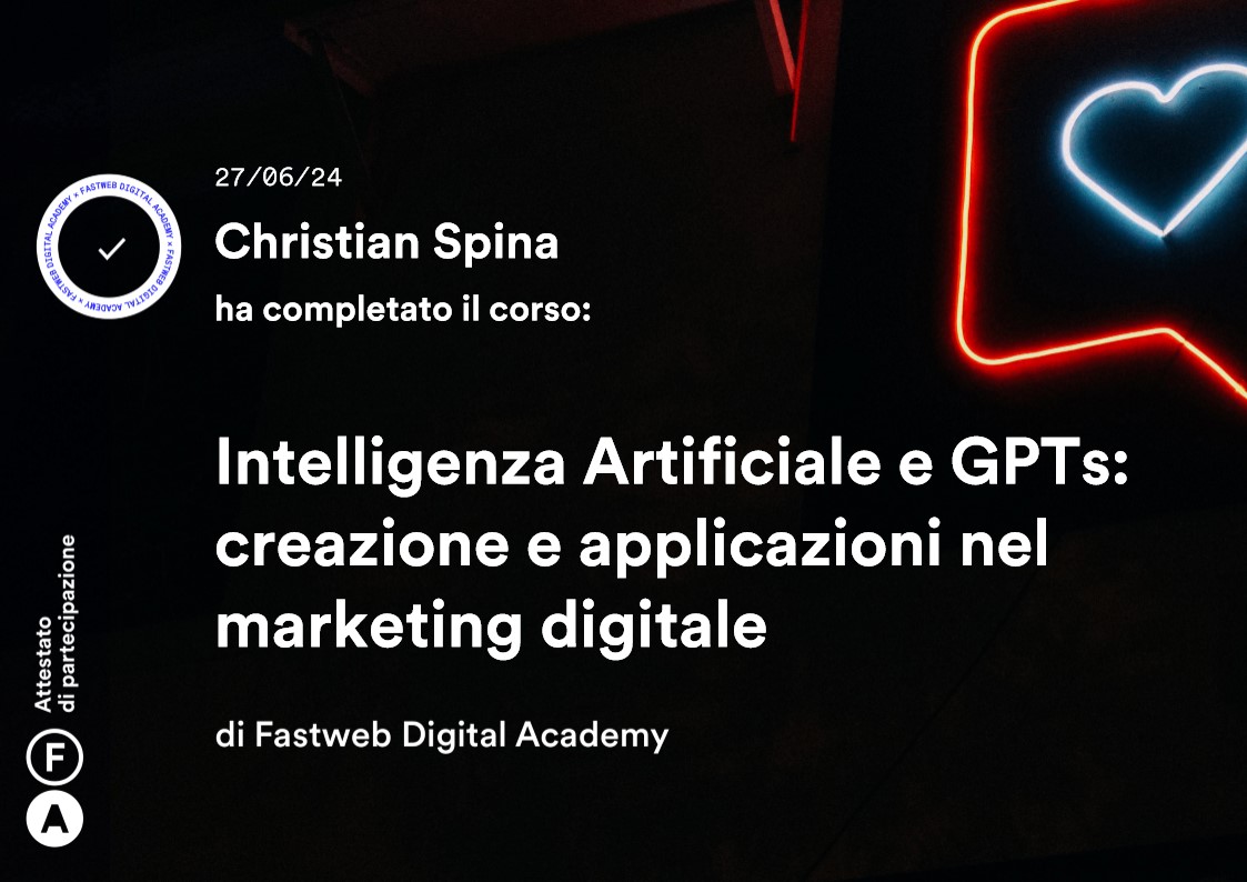 Intelligenza Artificiale e GPTs: creazione e applicazioni nel marketing digitale